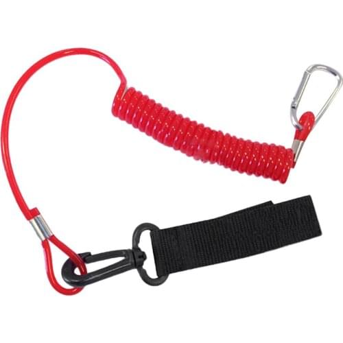 Stretchy Kayak Canoe Paddle Leash or Fishing Rod Coil / Tether / Bungee