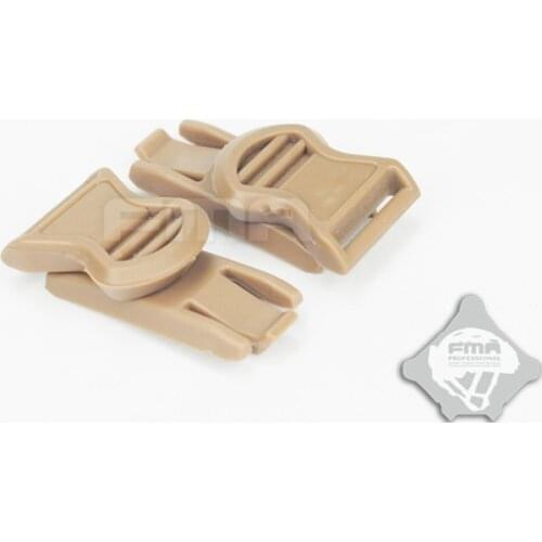 FMA Fast Helmet Vision Goggle Swivel Clips Size for 19mm Airsoft Tactical Helmet Accessories Glasses Rail Connecting 2pcs 315