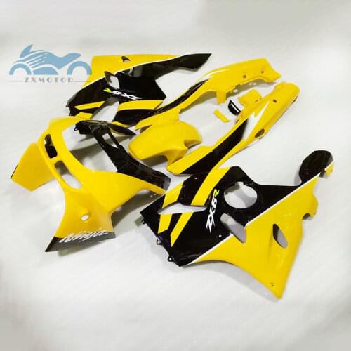 Custom fairings kit for KAWASAKI Ninja 1994 1996 1997 ZX6R motorcycle ABS plastic fairing kits ZX 6R 636 94-97 yellow parts