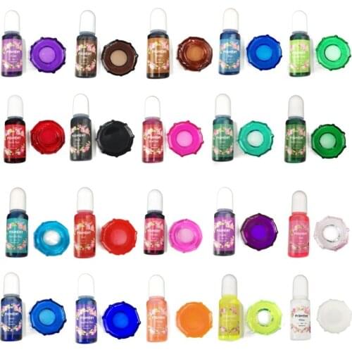 Crystal Epoxy Pigment UV Resin Dye DIY Jewelry Colorant Art Crafts Coloring Drying Color Mixing Liquid Making Accessories