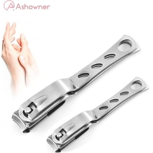 360 rotating stainless steel nail clippers Nail Toe Clipper Cutter Trimmer Scissor Manicure Pedicure Tool