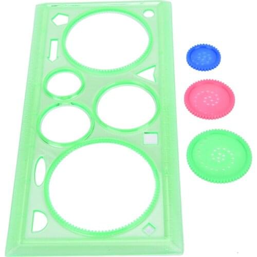Multifunctional Spirograph Geometric Ruler Drafting Tools Stationery Students Drawing Toys Supplies 1PC
