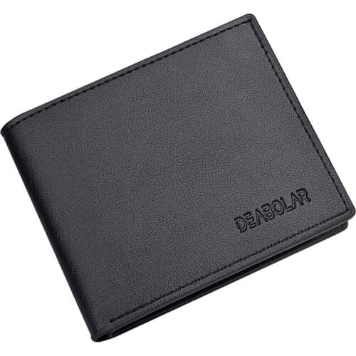 Hot sale mens wallets mens short wallets driving license wallet multi-card wallets