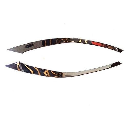 Fit for Sagitar 2019 front fog lamp frame fog lamp eyebrow decoration frame headlight decoration sequined fog lamp