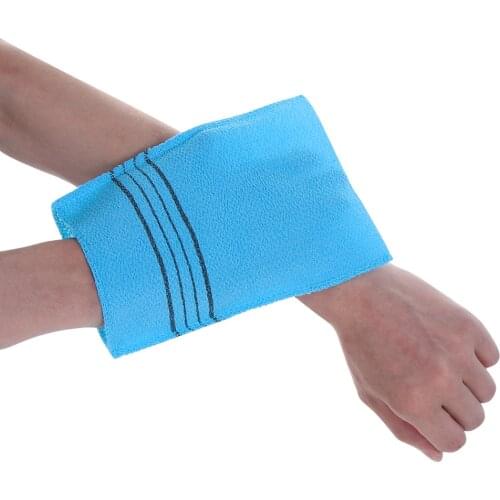 Portable Shower Scrubber Smooth Skin Bath Glove Exfoliating Bath Towel Washcloth Body Rub Viscose Fiber Extreme Comfort