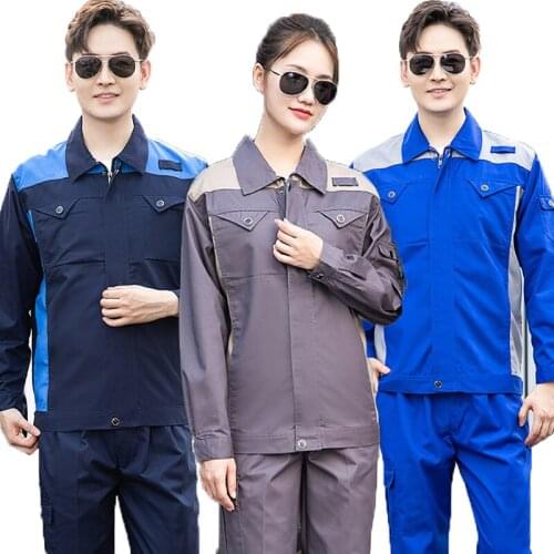 Work Clothing For men women Coverall workmen uniforms car Repair workshop Work suit Spring Autumn mechanical Warehouse Workwear