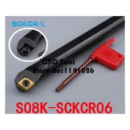 S08K-SCKCR06/S08K-SCKCL06 Cutter Turning Tools Lathe Machine Set Internal Turning Tool CNC Turning Tools,Internal Boring Bar