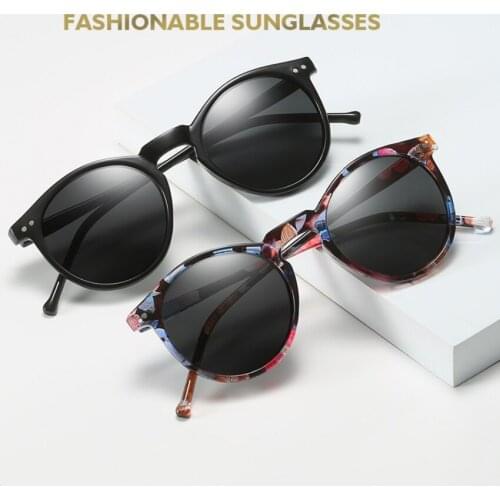 New Men Women Brand Designer Retro Round Sport Sun Glasses Polarized Fishing Sunglasses Vintage Male Female Goggles UV400