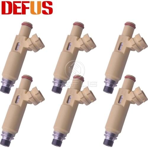 DEFUS 6x 23250-20040 23209-20040 Fuel Injector For TOYOTA ASIA Camry 02~04 Alphard 2005 3.0L 1MZ Kluger 3.3L 3MZ 2003 23250-0A02