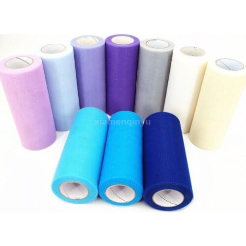 22M Sheer Crystal Organza Tulle Roll Fabric For Diy Girls Tutu Skirt Wedding Party Home Decoration Birthday Decoration 8ZSH759