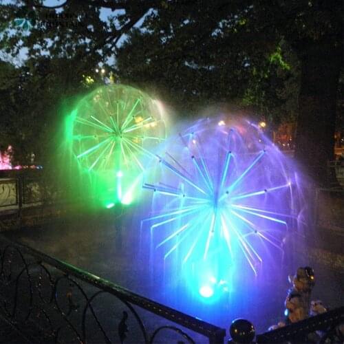 High quality 3" DN80 dandelion crystal ball fountain nozzle,pool landscape nozzle,all copper garden square fountain nozzle