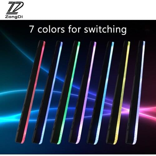 ZD 1X Car window solar atmosphere light Adjustable and colorful For Renault megane clio Mercedes w203 w204 Seat leon Accessories