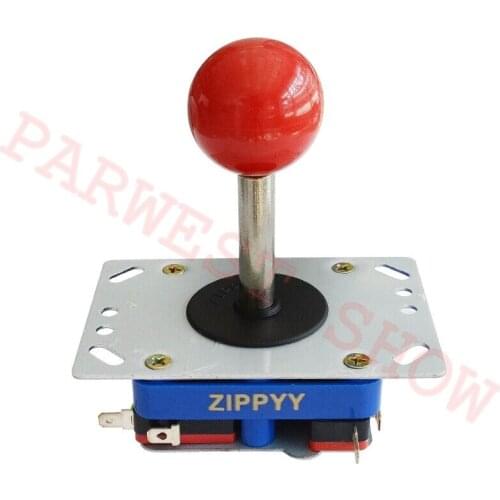 1PC/ Lot Long Shaft Zippy Joystick Arcade 2 / 4 / 8 Way Classica Joystick with 7 color balltop selection for DIY Jamma Parts