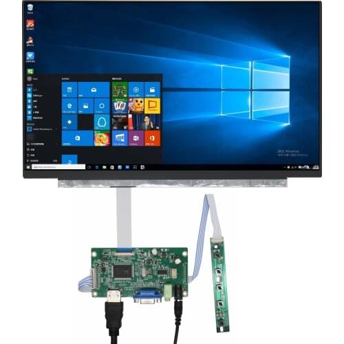 14Inch LCD Display Screen Monitor Driver Control Board Audio VGA HDMI-Compatible For PSP Game Consol Raspberry Pi