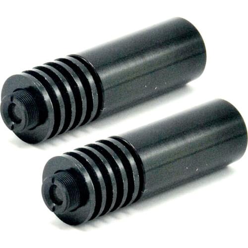 2pcs 16x50mm Metal Laser Diode Host for 5.6mm TO-18 LD DIY w 200nm-1100nm Collimating Lens