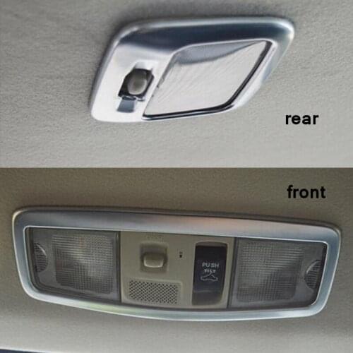 ABS Chrome front rear reading Lamp read light cover trim For Mitsubishi ASX accessories 2016 2017 2018 Car-styling