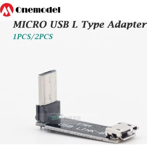 1pcs/2pcs MICRO USB L Shape Adator/ 90 degree adapter board/USB extension board male to female