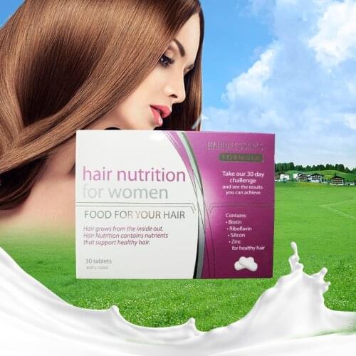 Australia Hair Nutrition 30 Tablets for Women Hair Loss support Stronger Fuller Thicker hair Shinier Faster-growing Hair