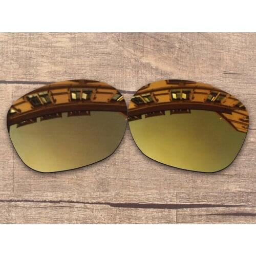 Vonxyz Bronze Mirror Polarized Replacement Lenses for-Oakley Garage Rock Frame