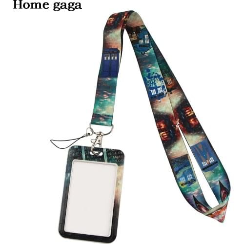 DB416 Homegaga Cartoon Lanyards ID Badge Card Holder Keychain Cell Phone Strap Gift Ribbon Webbing Necklace Decorations