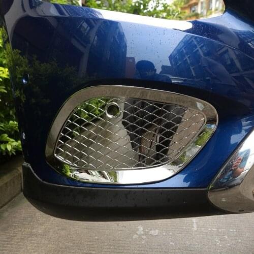 For Mercedes Benz GLC Class X253 GLC200 GLC250 GLC300 15-17 Car-Styling Car Front Fog Lamp Light Cover Stickers Car Accessories