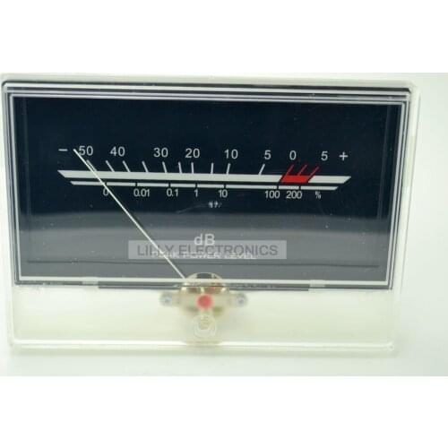 VU Meter Level Meter Audio Volume db Meter Level DB P-134-1 Back Light
