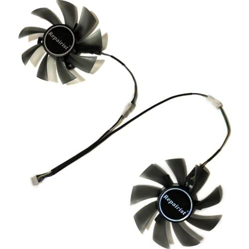 Kuroutoshikou R9 285 GPU VGA Alternative Cooler Cooling Fan For GALAKURO R9-285 Graphics Cards As Replacement
