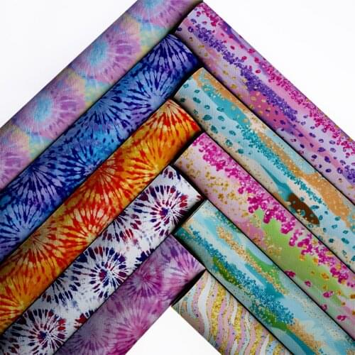 Butterfly Leather Sheets Synthetic Printed Vinyl DIY Handbags Supplies Bows Making Material 22*30cm/A4 1mm L21949