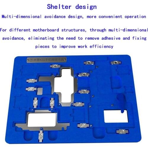 MJ K31 Universal Mobile Motherboard Holder For iPhone X/XS/XSMAX/11/11 PRO MAX 6 IN 1 Logic Board IC Chip BGA Repair Fixture