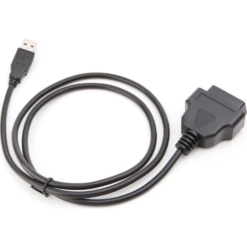 16 Pin OBD2 To USB Port Charger Adapter Cable Connector Diagnostic Tool