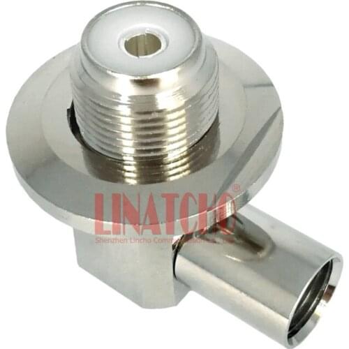 RF Coaxial RG8 7D-FB LMR400 RG214 RG213 Cable UHF SO239 Female Right Angle Cable Solder Connector