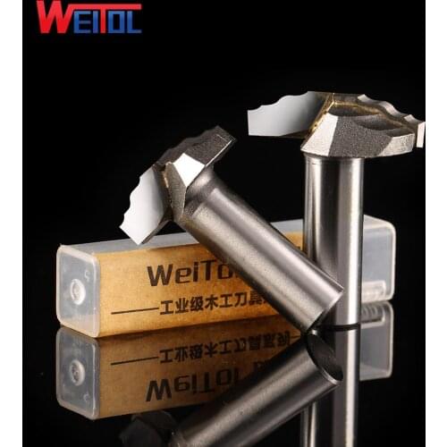 Weitol 1 pcs 1/2 inch CNC and Hand woodworking tools for wood carbide Golden Dragon Carver Bit for Various wood