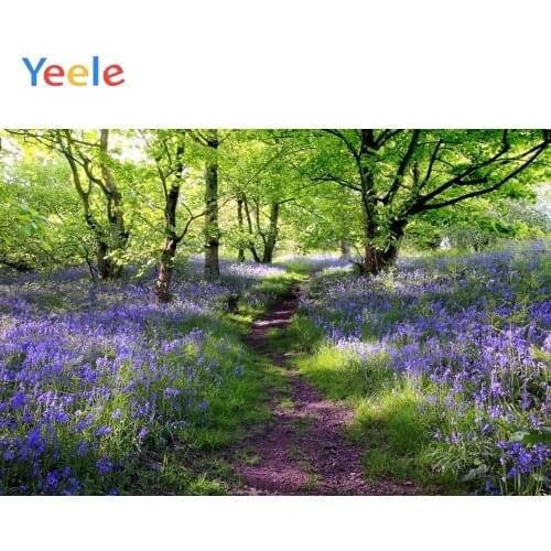 Spring Flower Park Garden Forest Nature Scenery Baby Portrait Backdrop Wedding Photocall Photography Background For Photo Studio