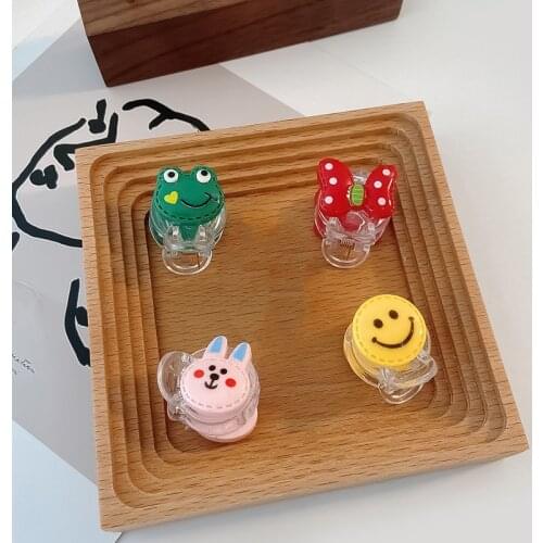 Korean Baby Cartoon Animal Hair Claw Girls' Cute Mini Hair Clip Sweet Bow Hairpin Childrens Barrettes Hair Accessories Jewelry
