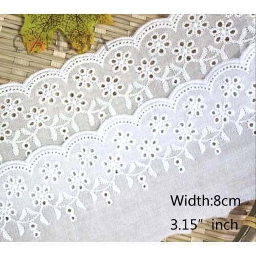 1yard/lot Width: 8.0cm Good quality DIY mesh lace trim for scrapbooking Garment accessories, sewing Accessories(ss-951)