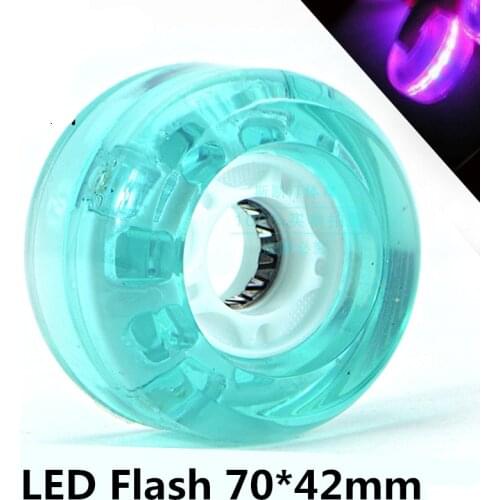 4 Pieces Drift Board LED Flash Shining Wheel For Freeline Drift Board Skateboard Cruiser Long board Wheels 72mm x 42mm