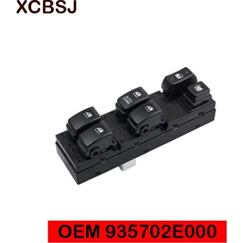 Car styling Window Master Control Switch Front Left Driver Side For 2004-10 Hyundai Tucson 93570-2E000 935702E000