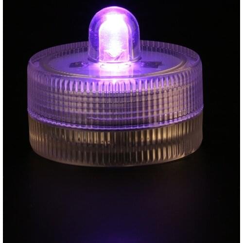 Free Shiping Factory Vendor SUPER Bright Single Submersible Led Tea Light for Wedding Floralytes 11 COLORS for your options