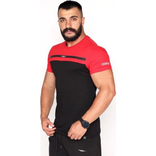 Crew Neck T-shirt Single Jersey Fabric Phosphor Print Detailed