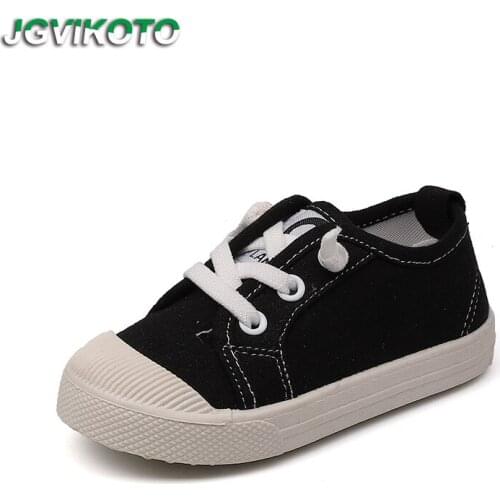 JGVIKOTO Fashion High Quality Kids Shoes For Boys Girls Children Casual Canvas Shoes Sports Running Sneakers Slip-on Breathable