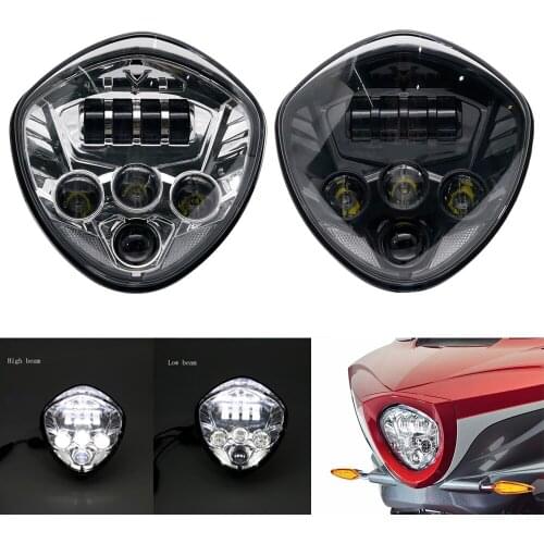Led Headlight Kit For Victory Motorcycles Cross Country 8-Ball , Vegas, Hammer , Judge ,Boardwalk Etc