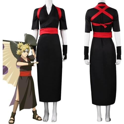 Anime Nara temari Cosplay Costume Halloween Carnival Suit