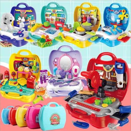 Baby Girl Beauty Toys Play Fashion Set Girl Princess Doll Makeup Box Pretend Toys for Children Kids Birthday Gift