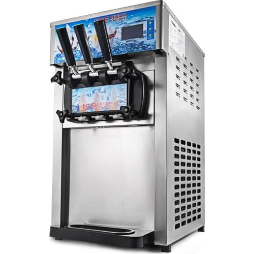 Three flavor soft ice cream machine soft serve ice cream making machine factory priceHot sale products