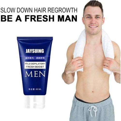 Mens Mild Hair Removal Cream Facial Pubic Beard Depilatory Gentle Quick Hair Removal Cream Painless Hair Removal Cream