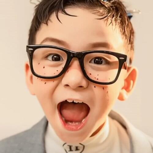 New Anti Blue Light Kids Glasses Children Square Optical Frame Eyewear Boys Girls Vintage Computer Transparent Eyeglasses UV400