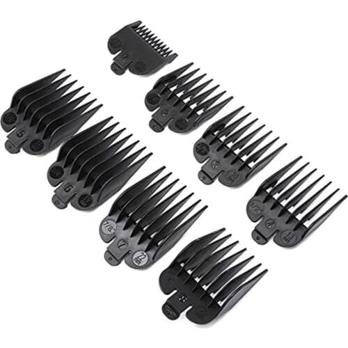 8Pcs Professional Hair Clipper Combs Guides Replacement Guards Set Limit comb Clippers Trimmers Accessories #610