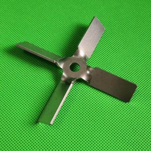 1pcs lab stainless steel DIA 40mm to 100mm four blade propeller, cross paddle for lab stirrer mixer blender machine