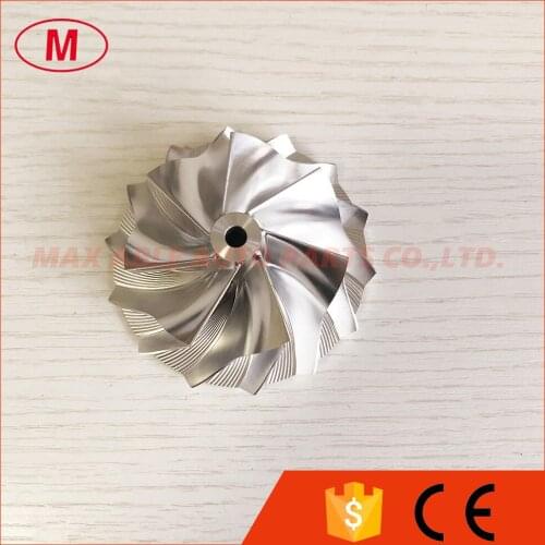 RHF5 reverse 54.50/70.00mm 7+7 blades High performance Turbo milling/aluminum 2618 /billet compressor wheel