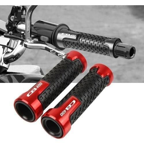 7/8"22mm CNC Motorcycle Accessories Handle Bar Grips Rubber Handlebar Hand Grips For HONDA CB1 CB CB400F CB400 F 1989 1990 1991